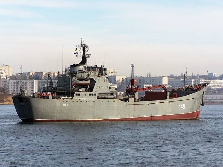 BDK "Orsk" entered the Mediterranean Sea