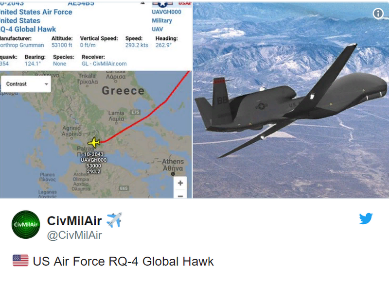Drone estadounidense realizó reconocimiento aéreo frente a las costas de Crimea