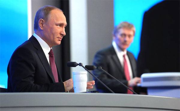 Putin: Sometimes Peskov carries such a blizzard