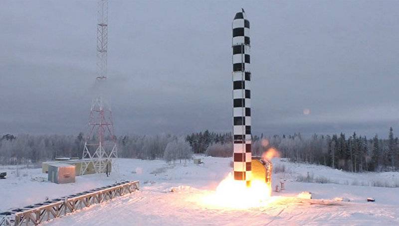 Generalstaben tillkännagav utarbetandet av nya tester av ICBM "Sarmat"