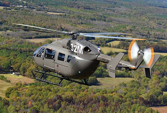 The Pentagon has ordered additional UH-72A "Lakota" helicopters