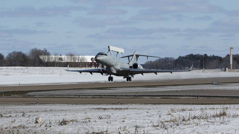 New Swedish reconnaissance aircraft made the first flight