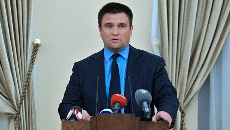 Klimkin "tapped" in the EU on the organizers of the elections in Crimea