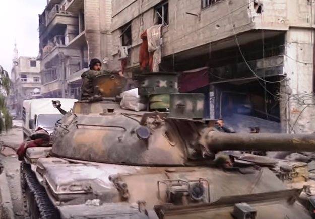 Syrians have upgraded the T-55 "to the last word"