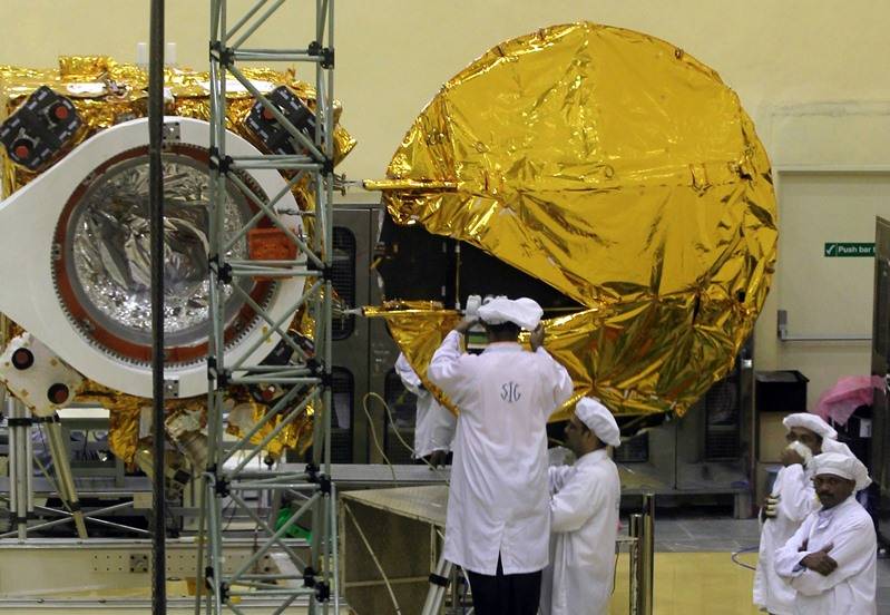 India movió el lanzamiento de la nave espacial a la luna.