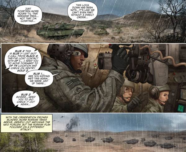 Fumetti sulla futura vittoria della Russia sulla NATO uscirono negli Stati Uniti