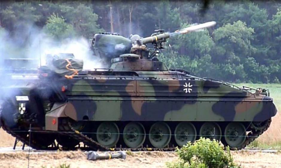 BMP Marder receive anti-tank missiles Spike-LR