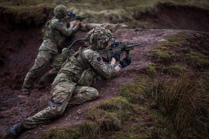 The British army began replacing small arms