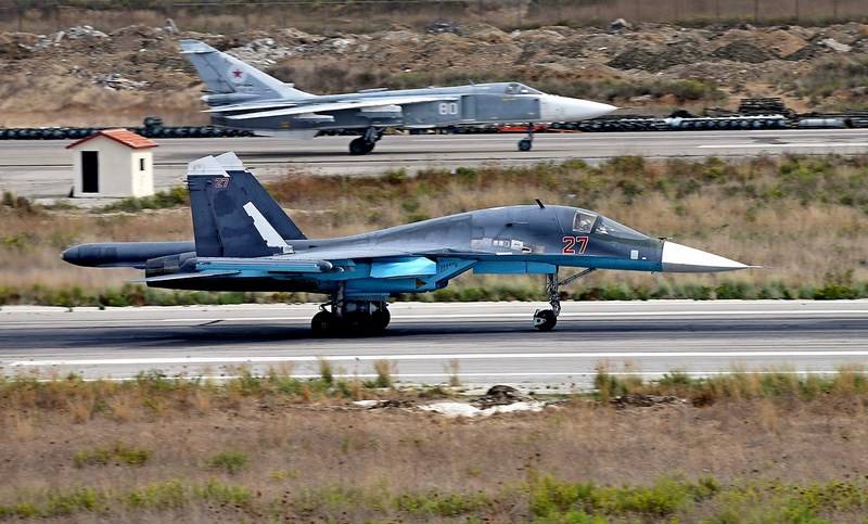 Mídia: a Rússia transferiu dois Su-34 para Khmeimim