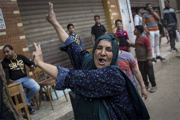 Who celebrates victory in the presidential elections in Egypt