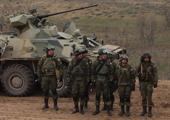 O treinamento do Exército de Armas Combinadas começou na Ossétia do Norte e do Sul