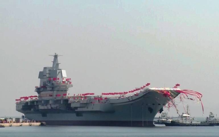 Named the date of the first release of the new Chinese aircraft carrier