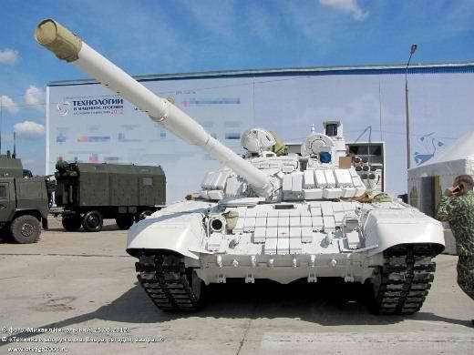 In the factory workshop, together with the T-80BV, a “White Eagle” was spotted