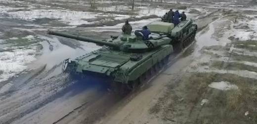 Mutant tank spotted in Ukraine