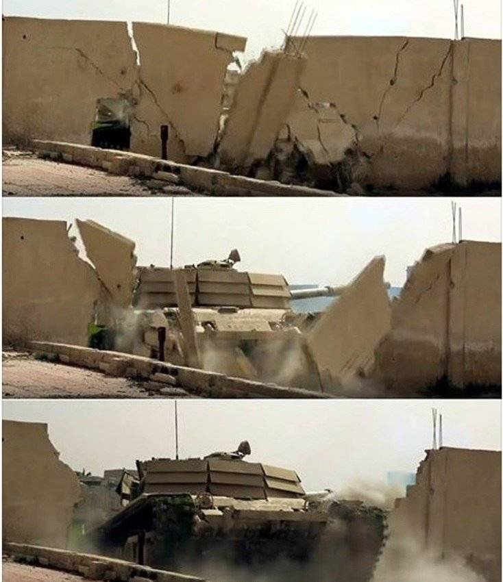 "Corner" T-72М1 attack near Damascus