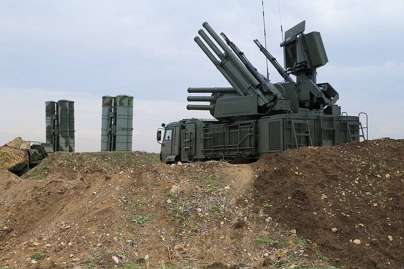 S-400 and Pantsir-S1 were combined into a single system. We shot successfully