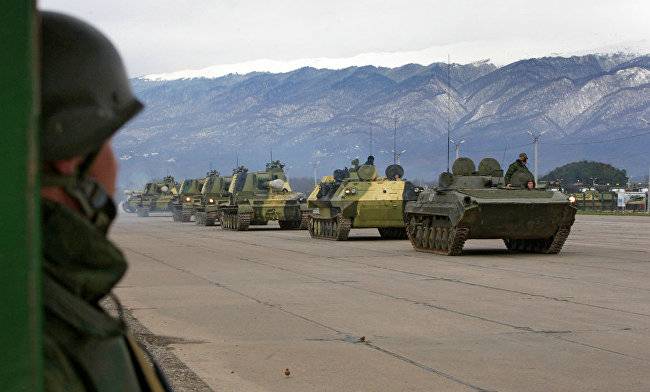 Das russische Militär in Tadschikistan zerstörte bedingte Banden