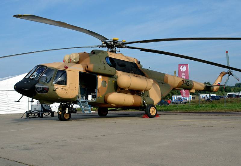 Contract with India for the supply of Mi-17B-5 agreed. Left to sign