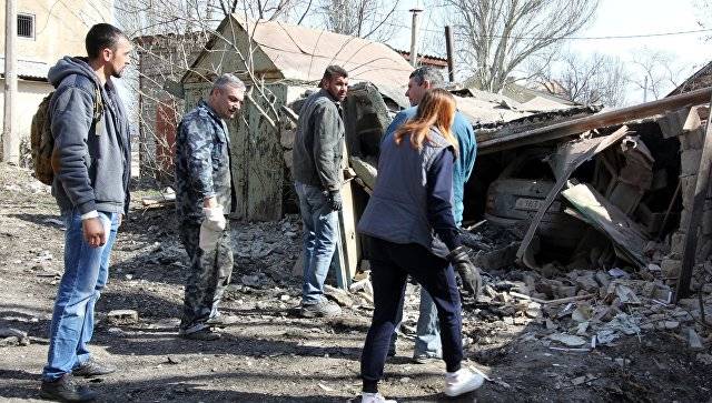 VSU found "worthy" goals - fired on the cemetery and tractor working in the field