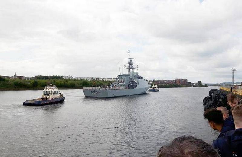 La Marina británica se reabasteció con la primera nave patrullera del tipo River Batch 2