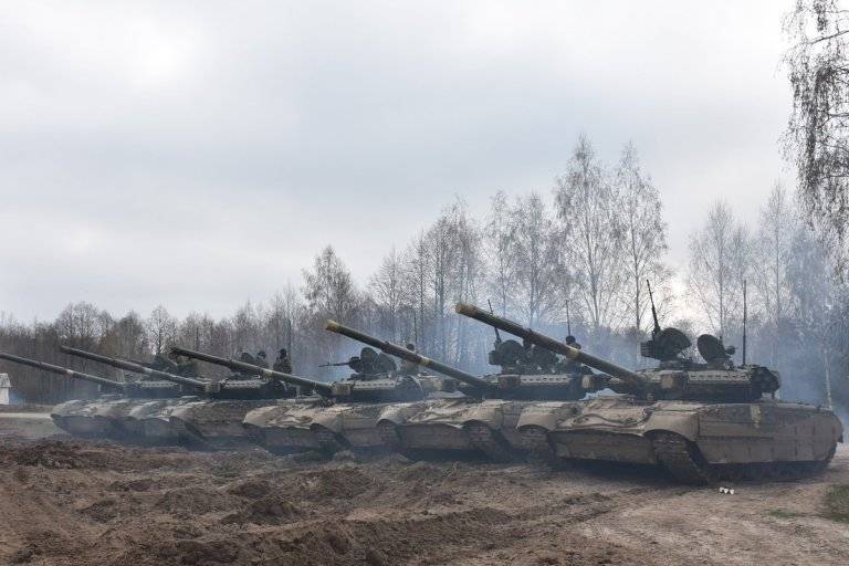 In Ukraine, repaired the six remaining T-84