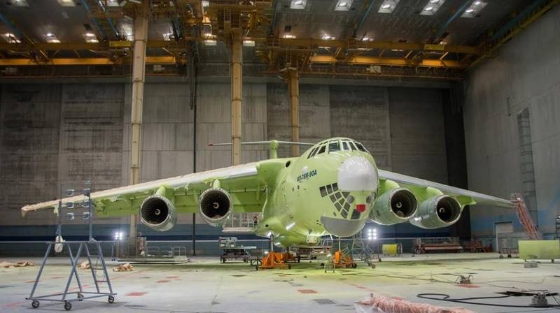 진동으로 확인했습니다. Il-78M-90A는 지상 주파수 테스트를 성공적으로 통과했습니다.