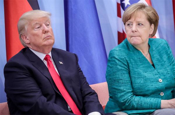 Merkel will ask Trump for release from support for anti-Russian sanctions