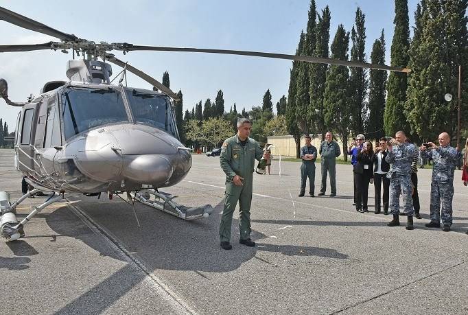 Montenegro fick den första helikoptern Bell 412