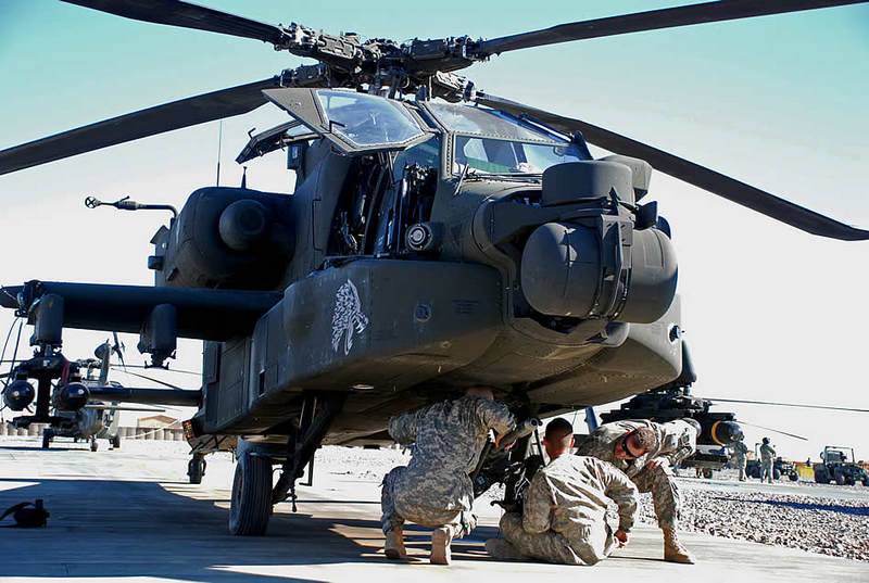 Se trata de la nuez. El ejército de los Estados Unidos suspendió la adopción de helicópteros Apache