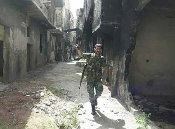 Die SAA zerstörte die vorgeschobenen Stellungen der Terroristen in Yarmouk