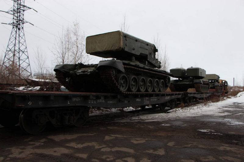 New missiles and protection. Party of modernized CBT "Pinocchio" arrived in South-Eastern Military District