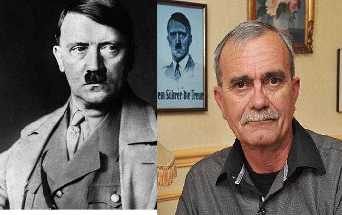 In Russia, the test will be "grandson of Hitler"