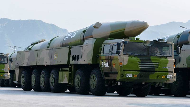 모두 "Dongfeng-26"입니다. 중국, 신형 IRBM 채택 확인