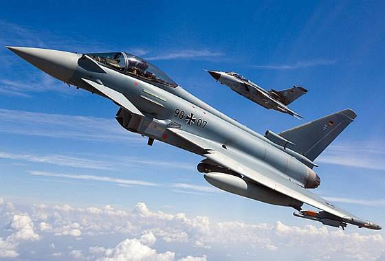 Eurofighter propôs ao Bundeswehr substituir aeronaves Tornado