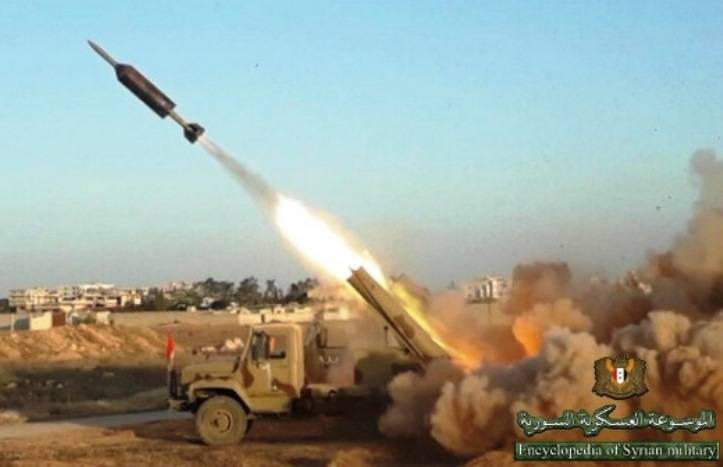 MRLS syriennes sur la base de la voiture "Sadko"