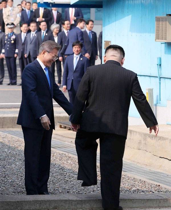 金正恩进入韩国。 开始朝韩首脑会议
