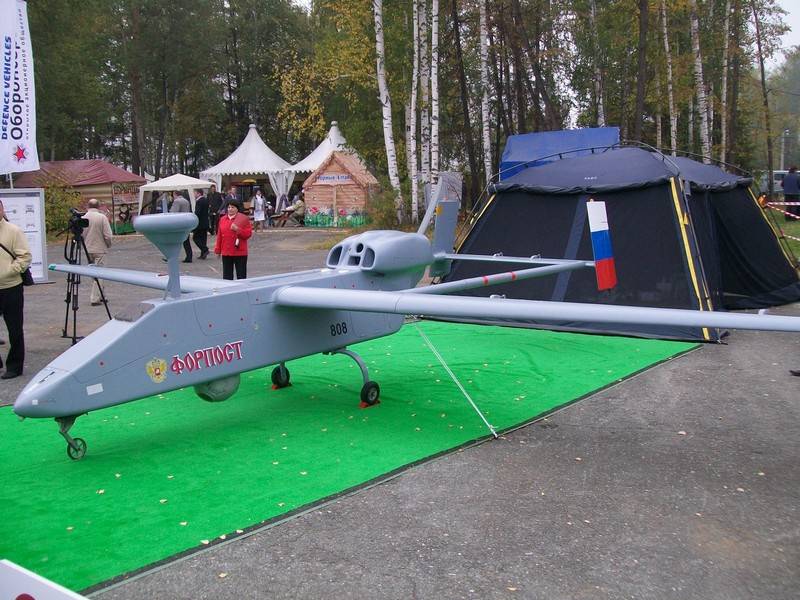 Totalmente ruso La versión doméstica del UAV "Outpost" ingresará a las tropas en el año 2019