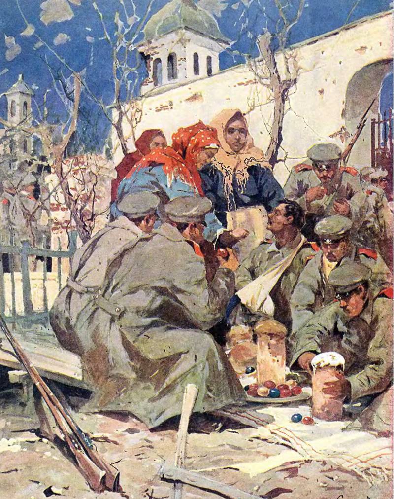 Светлое Христово Воскресение в огне мировой войны