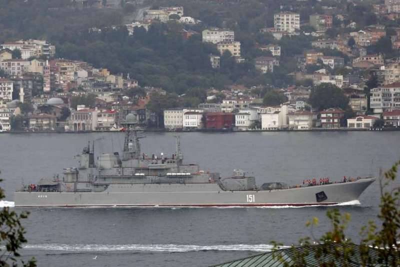 Syrian express works! BDK "Azov" entered the Mediterranean Sea