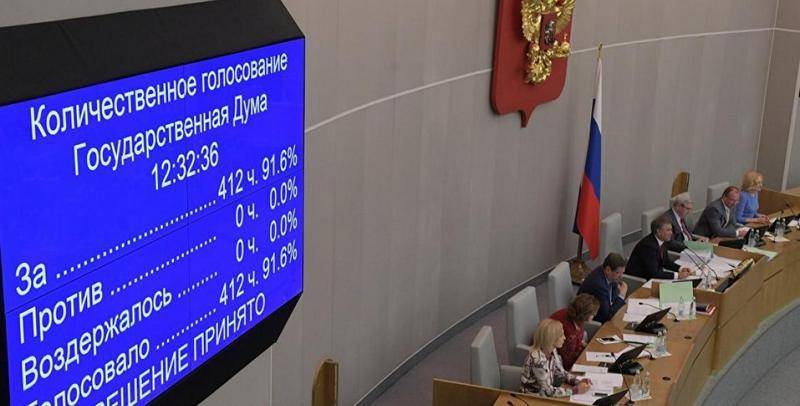 In the second reading, they also accepted. Counter-sanctions bill "passed" in the State Duma