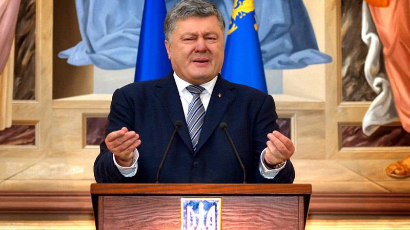 Tutto da solo, con queste mani! Poroshenko ha annunciato i suoi successi come presidente