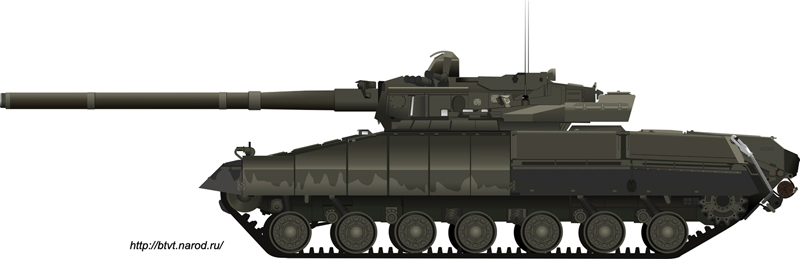 Bebener lan goroh babagan tank Soviet sing janjeni "Boxer" (obyek 447)