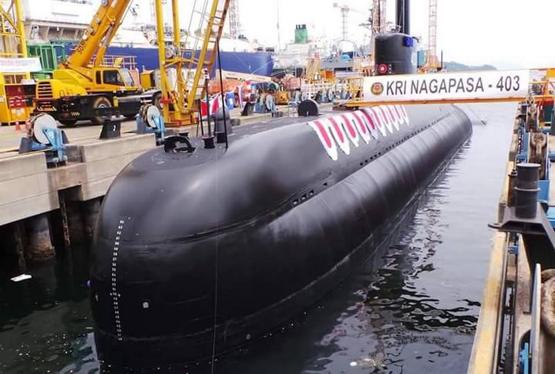 Indonesia received a second non-nuclear Korean-built submarine