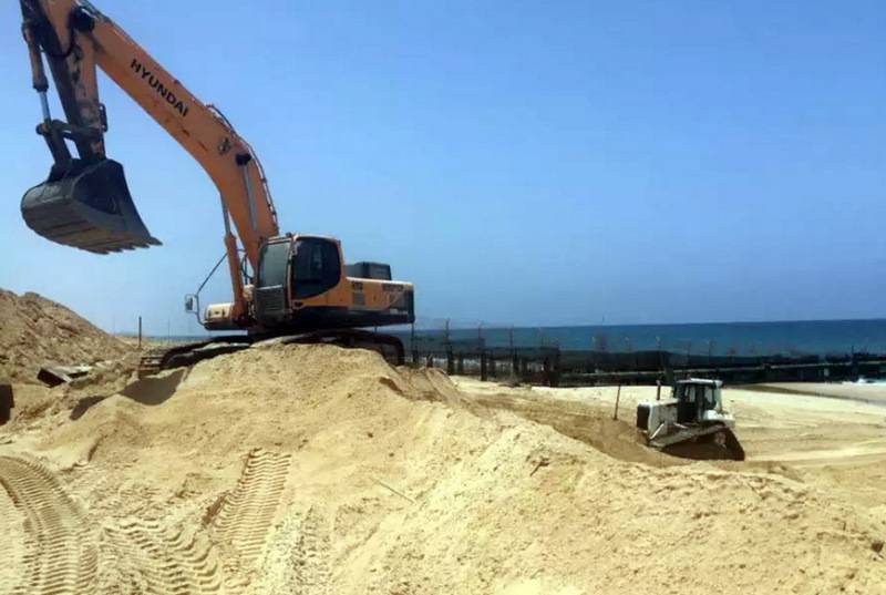 Israel miwiti mbangun "tembok segara" ing tapel wates karo Lurung Gaza