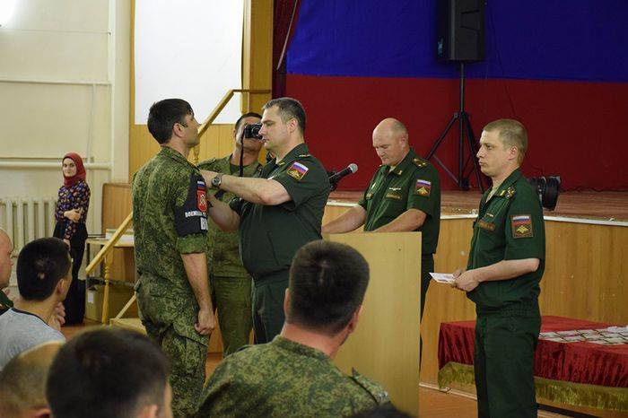 Sin bajas: el batallón de la policía militar regresó a Chechenia.