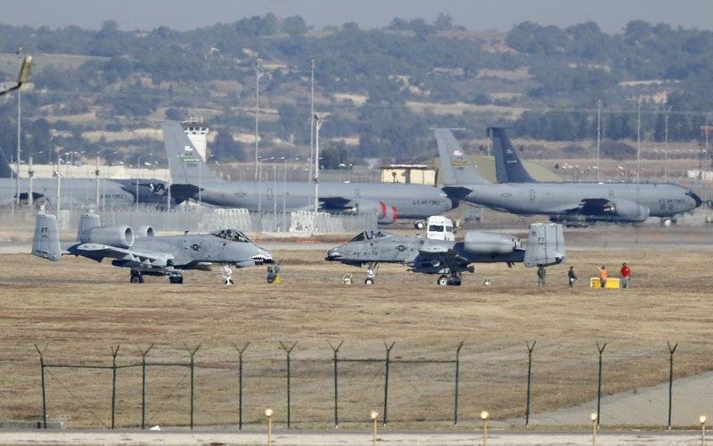 ترکیه تهدید کرد که پایگاه هوایی اینجرلیک را به روی هوانوردی آمریکا می بندد