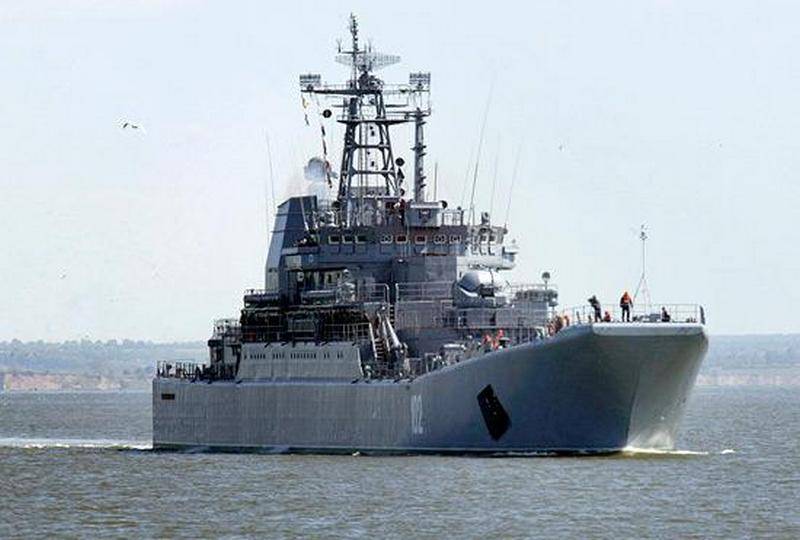 Le BDK "Kaliningrad" a fait des essais en mer