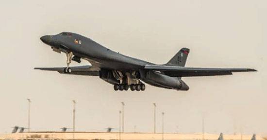 How the United States Air Force strategic bomber B-1B "opium poppy" Taliban bombed