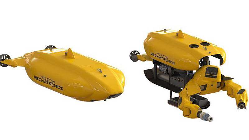 Houston Mechatronics está desarrollando un robot submarino para trabajar en profundidades extremas sin una driza.