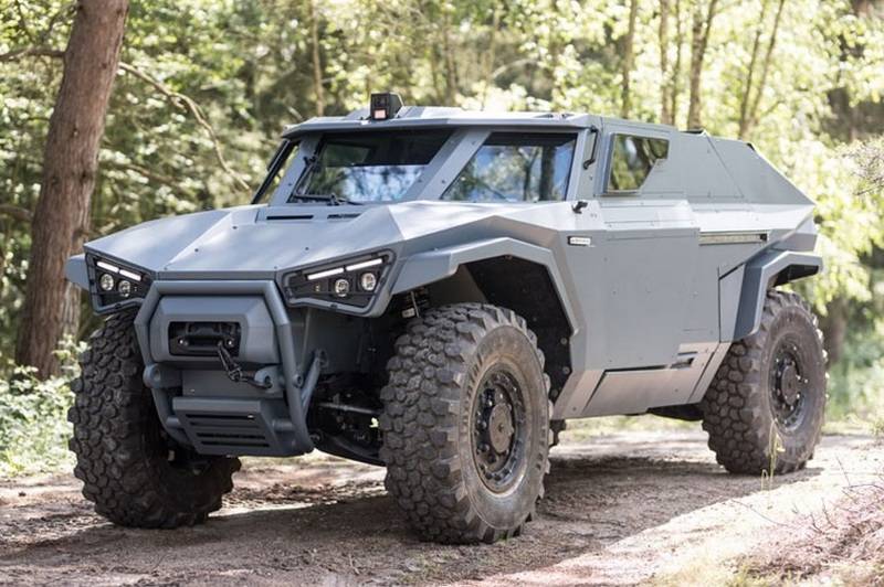 Franse wapensmeden toonden een nieuw licht gepantserd voertuig Scarabee